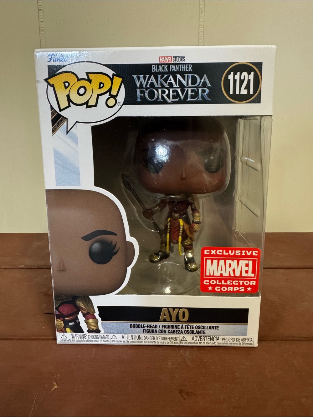 Funko Pop! Marvel Ayo Wakanda Forever Figure - Gold & Brown